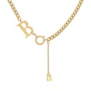 Collana da donna con lettera B 5
