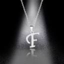 Collana da donna con lettera D130 8