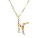 Collana da donna con lettera dell'alfabeto D698 11