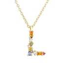 Collana da donna con lettera dell'alfabeto D698 12