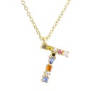Collana da donna con lettera dell'alfabeto D698 20