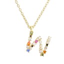Collana da donna con lettera dell'alfabeto D698 23