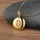 Collana da donna con lettera dell'alfabeto 5