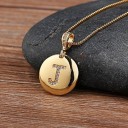 Collana da donna con lettera dell'alfabeto 11