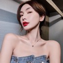 Collana da donna con lettera H 5