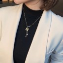 Collana da donna con lettera M 3