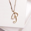 Collana da donna con lettera 15