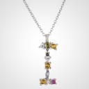 Collana da donna con lettere dell'alfabeto I