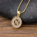 Collana da donna con lettere dell'alfabeto G756 16