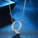 Collana da donna con lettere dell'alfabeto M37 26