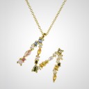 Collana da donna con lettere dell'alfabeto M