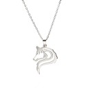 Collana da donna con lupo D371 1