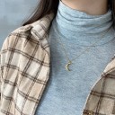 Collana da donna con mezzaluna G591 2