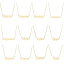 Collana da donna con nomi latini 1