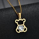 Collana da donna con orso 4