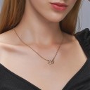 Collana da donna con pendente cuore unito 2