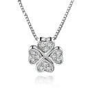 Collana da donna con quadrifoglio G485 1