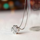 Collana da donna con quadrifoglio G485 4