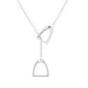 Collana da donna con staffe equestri 3
