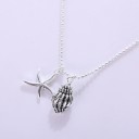 Collana da donna con stella marina D660 2