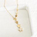 Collana da donna con stelle D281 6