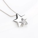 Collana da donna con stelle D838 4