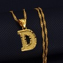 Collana da donna lettera D142 9