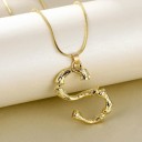 Collana da donna lettera D148 20