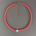 Collana di perline da donna con perla G822 6