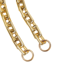 Collana dorata per borsa 40 cm Ampio cinturino di ricambio per borsa in catena di plastica ABS Accessorio elegante per borse e pochette 4