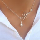 Collana elegante con perla 4