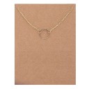 Collana femminile sottile con ciondolo G763 8