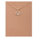 Collana femminile sottile con pendente G762 10