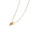 Collana in acciaio inox 316 con motivo a cuore Impermeabile gioiello da donna alla moda Regalo per matrimonio anniversario compleanno banchetto 3