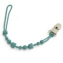 Collana in silicone per ciucci con orsacchiotto e clip Silicone morbido Supporto per ciucci per neonati e lattanti Da attaccare ai vestiti 4