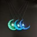 Collana luminosa da donna con luna 1