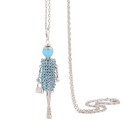 Collana lunga da donna con bambola 17