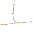 Collana per il corpo con collegamento collo–vita 91 + 9 cm e 71 + 9 cm Gioiello sexy per la pancia con perline per bikini Accessorio estivo da festival 8