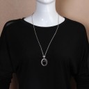 Collana retro da donna - nera 3