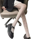 Collant da donna trasparenti a rete con motivo Collant eleganti Collant neri sexy Accessorio di moda per outfit serali 2