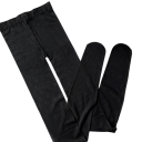 Collant trasparenti con delicata struttura a rete lunghezza circa 88 cm neri per serate e outfit da club 5