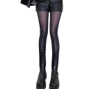 Collant ultrafini lucidi Slim fit effetto seta Calze delicate per abiti e gonne Intimo modellante e confortevole 4