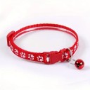 Collar ajustable de colores para gatos con cascabel Cierre de seguridad Estampado de patas Ancho 1 cm Longitud 19 x 32 cm 5 Collar ajustable de colores para gatos con cascabel Cierre de seguridad Estampado de patas Ancho 1 cm Longitud 19 x 32 cm 5