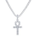 Collar con cruz D390 8