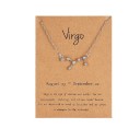 Collar con el signo del zodiaco para mujer D185 8