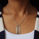 Collar con hoja de afeitar J722 5