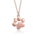 Collar con huella de pata para mujer 7