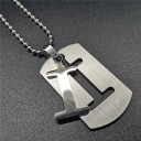 Collar con letras del alfabeto 11
