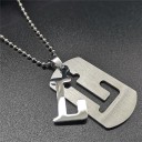 Collar con letras del alfabeto 14
