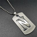 Collar con letras del alfabeto 16